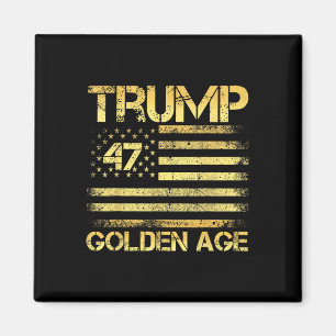 Aimant Age D'Or 2025 Trump - États-Unis - Age D'Or De L'A