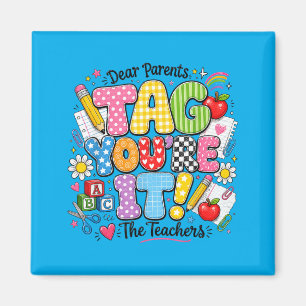 Aimant Agence gouvernementale Parents Tag Amour Dernier J