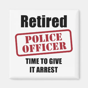 Aimant Agent de police à la retraite