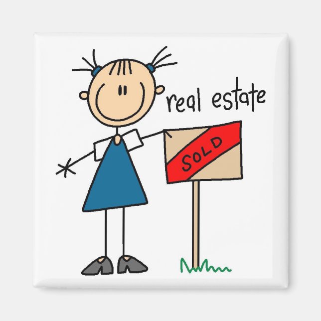 Aimant Agent immobilier (Devant)