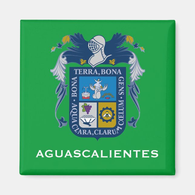 Aimant Aguascalientes Armoiries (Devant)