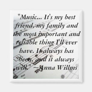 Aimant ahsheetmusic, "musique… C'est mon meilleur ami,
