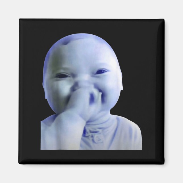 Aimant Ai Baby You Swear Meme Funny Laughing Baby Meme Br (Devant)