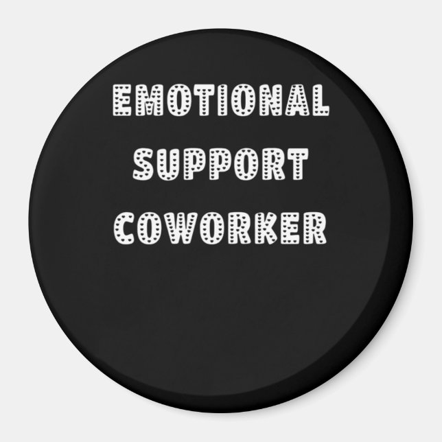 Aimant Aide émotionnelle Coworker Chill Meme (Devant)