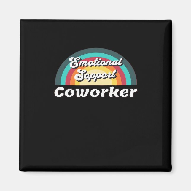 Aimant Aide émotionnelle Coworker Classic Chilling Meme (Devant)