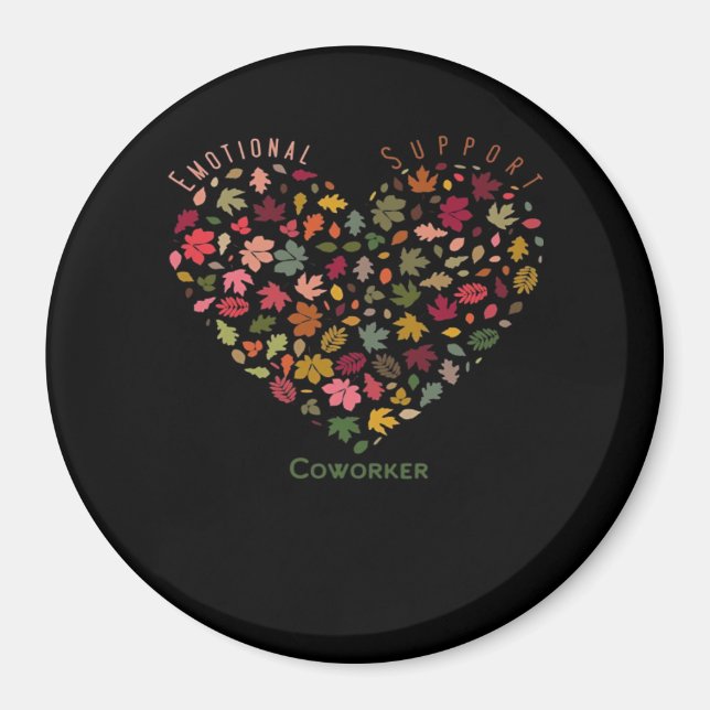 Aimant Aide émotionnelle Coworker Classic Trending Meme (Devant)