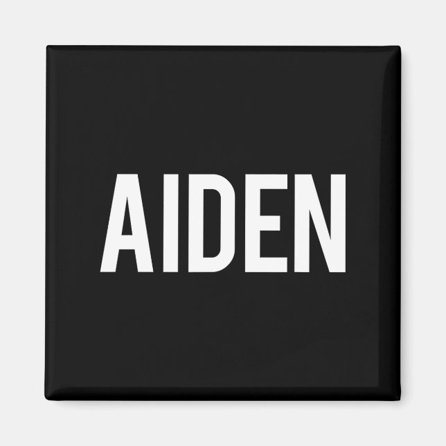 Aimant Aiden - Cool New Funny Name Fan Gift Tee  (Devant)