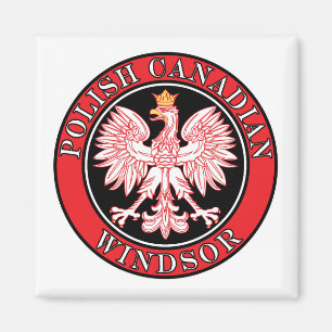 Aimant Aigle canadienne polonaise de Windsor