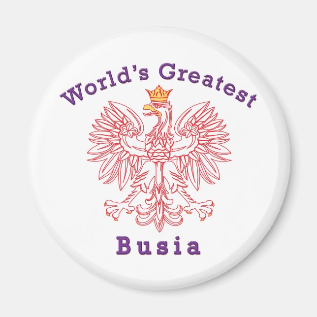 Aimant Aigle de Busia le plus grand du monde (Devant)