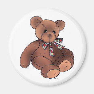 Aimant Aigle d'ours en peluche