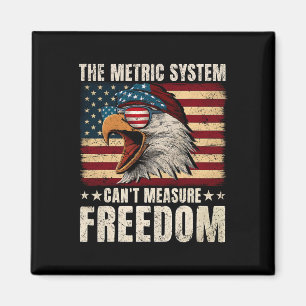 Aimant Aigle Drapeau Usa Le Système Métrique Ne Peut Mesu