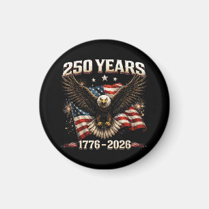Aimant Aigle patriotique des États-Unis 250e anniversaire