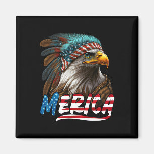 Aimant Aigle Patriotique Drapeau Américain 4 Juillet Meri