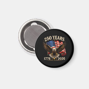 Aimant Aigle patriotique USA 250e anniversaire