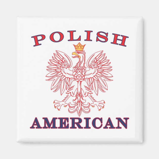 Aimant Aigle rouge polonaise (Devant)