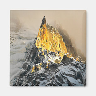 Aimant Aiguille des Deux Aigles lever de soleil, Chamonix