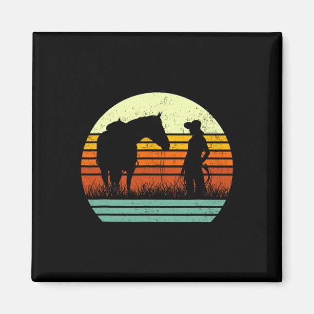 Aimant Aiguille Rétro Cheval Pour Femmes &amp; Fille I Lo (Devant)