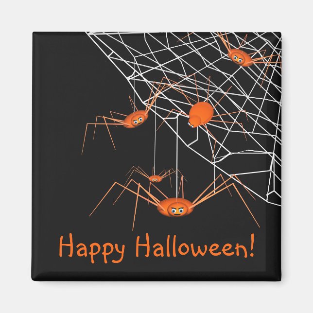 Aimant Aiguilles Orange Halloween Aiguilles (Devant)