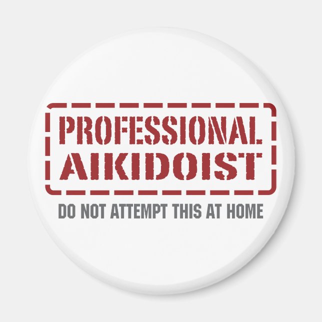 Aimant Aikidoiste professionnel (Devant)