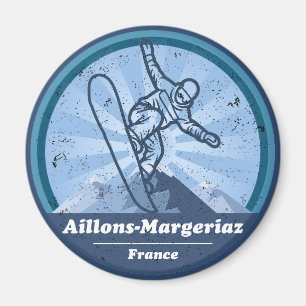 Aimant Aillons-Margeriaz Snowboard
