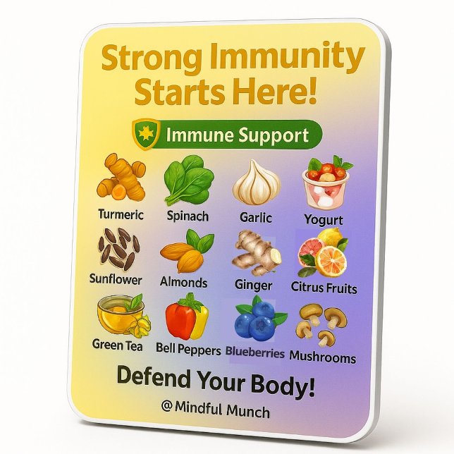 Aimant 🛡️Aimant de réfrigérateur pour renforcer le systè (Defend your body with immune-boosting foods—this fridge magnet keeps you strong all year round.)
