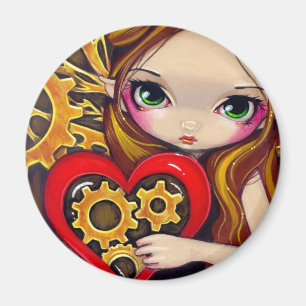 Aimant "Aimant de Valentine de rouages"