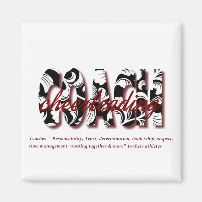 Aimant aimante à carter à fleurs (Devant)