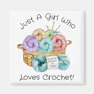 Aimant Aime le Crochet Personnalisé
