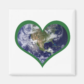 Aimant Aimer la Terre (Vert)