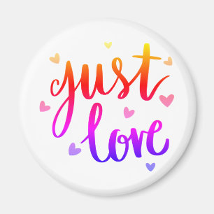 Aimant Aimer l'aimant rond de 2¼ pouces