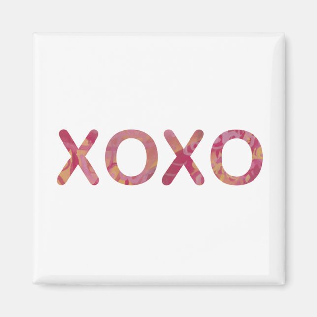 Aimant Aimer l'aimant - XOXO (Devant)