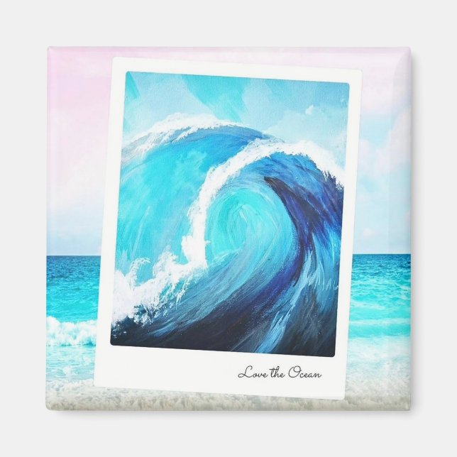 Aimant Aimer l'océan (Devant)