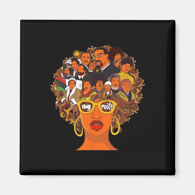 Aimant Aimer Mes Racines Retour Puissant Mois Noir Histoi (Devant)