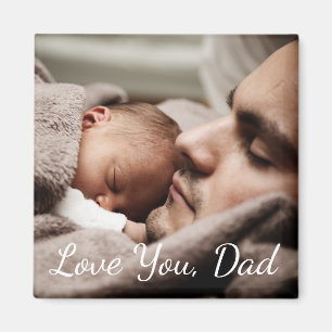 Aimant Aimez la photo vous, de papa, de père et de béb