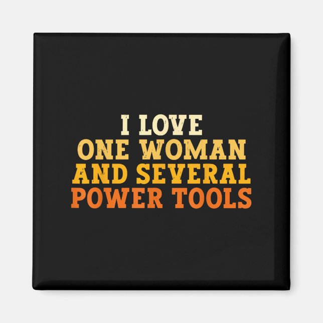Aimant Aimez une femme et plusieurs outils électriques dr (Devant)