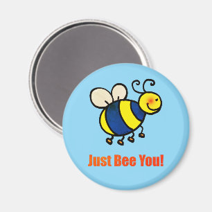 Aimant Aimez-Vous Heureux Abeille Caricature