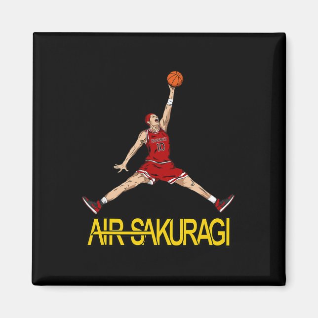 Aimant Air Sakuragi Anime Style Bysketbyll Design (Devant)