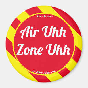 Aimant Air Uhh Zone Uhh Rouge/jaune