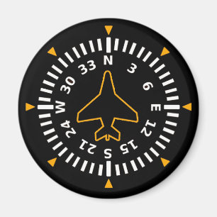 Aimant Aircraft Compass Flight Instrument 
