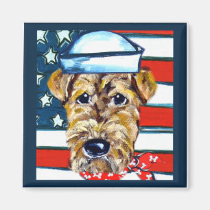 Aimant Airedale Navy