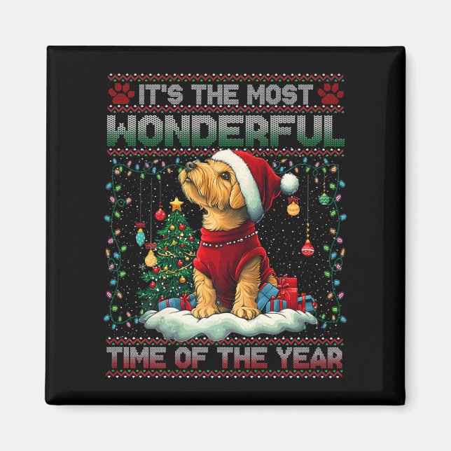Aimant Airedale Terrier Décorations d'arbres de Noël Chie (Devant)