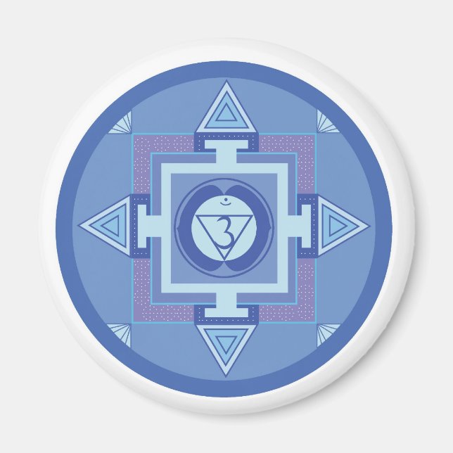 Aimant Ajna Chakra Mandala (Devant)