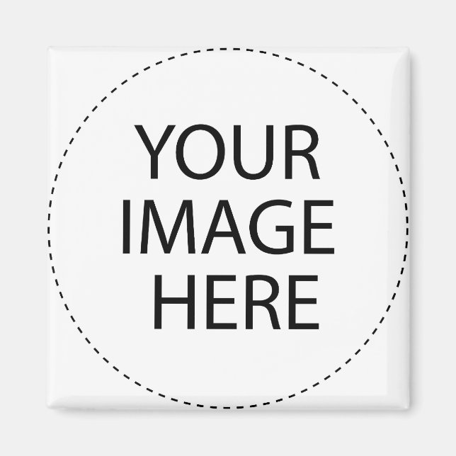 Aimant Ajouter votre image ou votre texte ici (Devant)