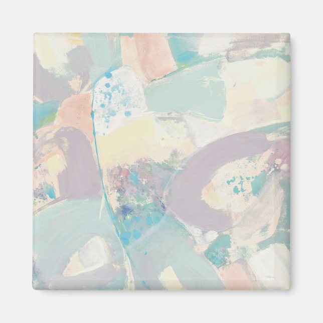 Aimant Ajouter votre initiale | White Rock Pastel (Devant)