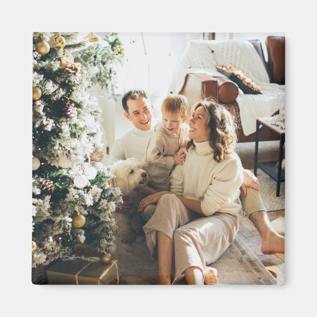 Aimant Ajouter votre propre photo (Devant)