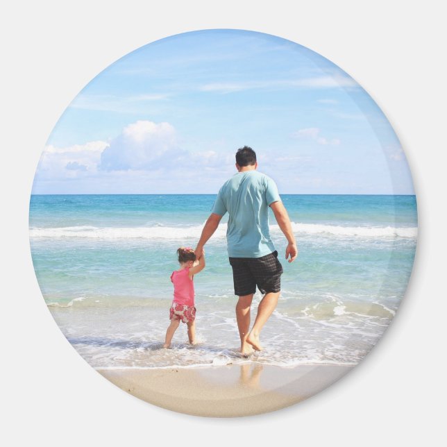 Aimant Ajouter votre propre photo et/ou texte (Devant)