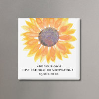Ajoutez Votre Propre Citation Inspirante Tournesol