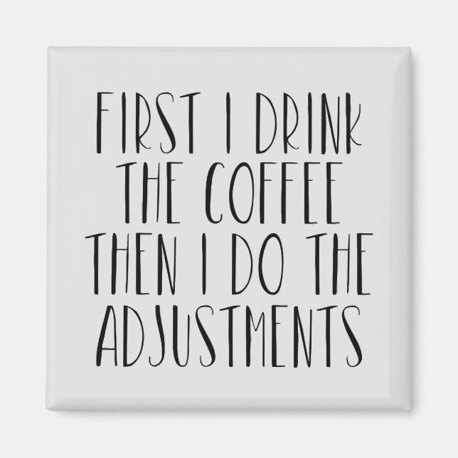 Aimant Ajustement chiropratique, Cadeau chiropratique, Ch (Devant)