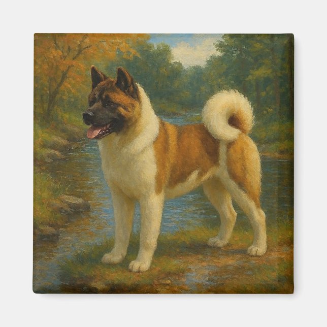 Aimant Akita (Devant)