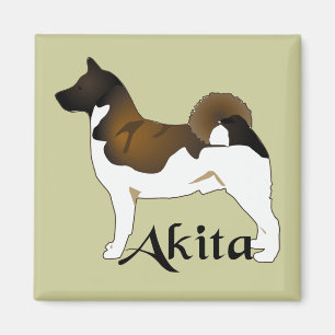 Aimant Akita, détails